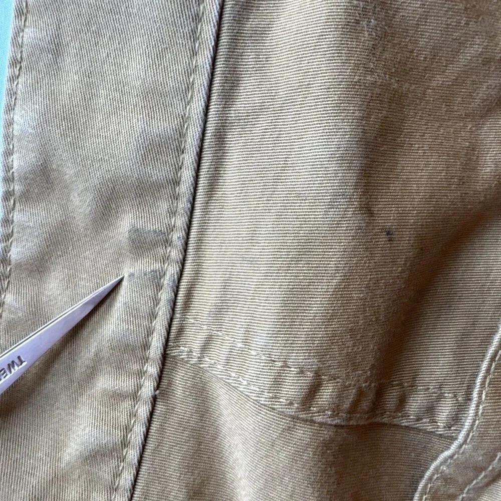 The North Face Pants Mens 34 Tan Chino Flat Front Straight Leg Hiking
